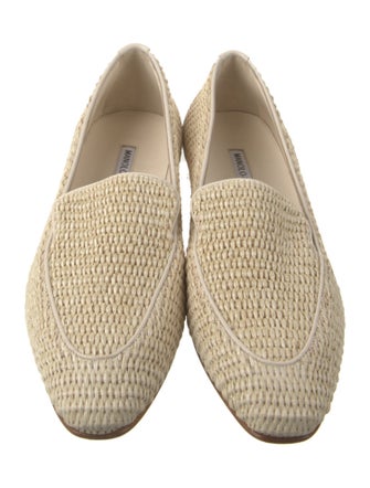 Manolo Blahnik Jute Loafers
