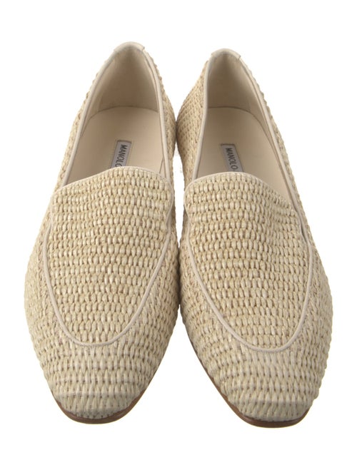 Manolo Blahnik Jute Loafers