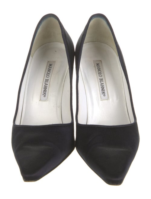 Manolo Blahnik Satin Pumps