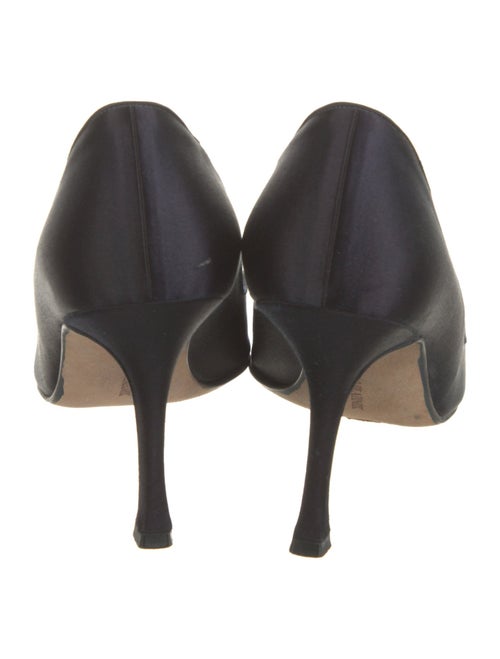 Manolo Blahnik Satin Pumps