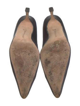 Manolo Blahnik Satin Pumps