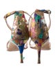 Manolo Blahnik Floral Print Sandals