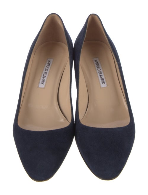 Manolo Blahnik Suede Pumps