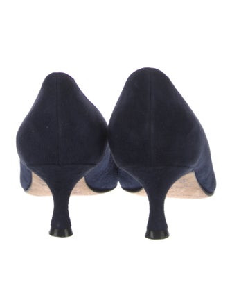 Manolo Blahnik Suede Pumps