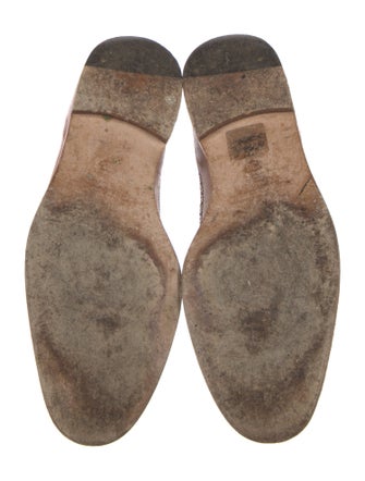 Manolo Blahnik Leather Oxfords