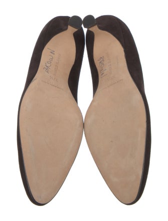 Manolo Blahnik Suede Pumps