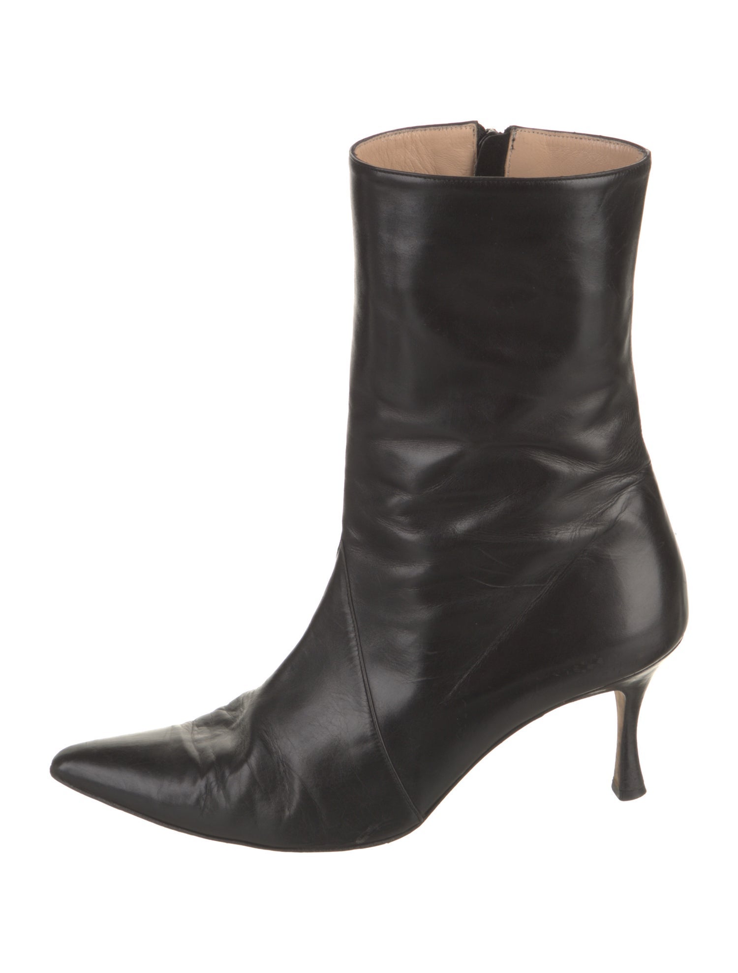 Manolo Blahnik Leather Boots