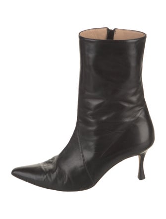 Manolo Blahnik Leather Boots