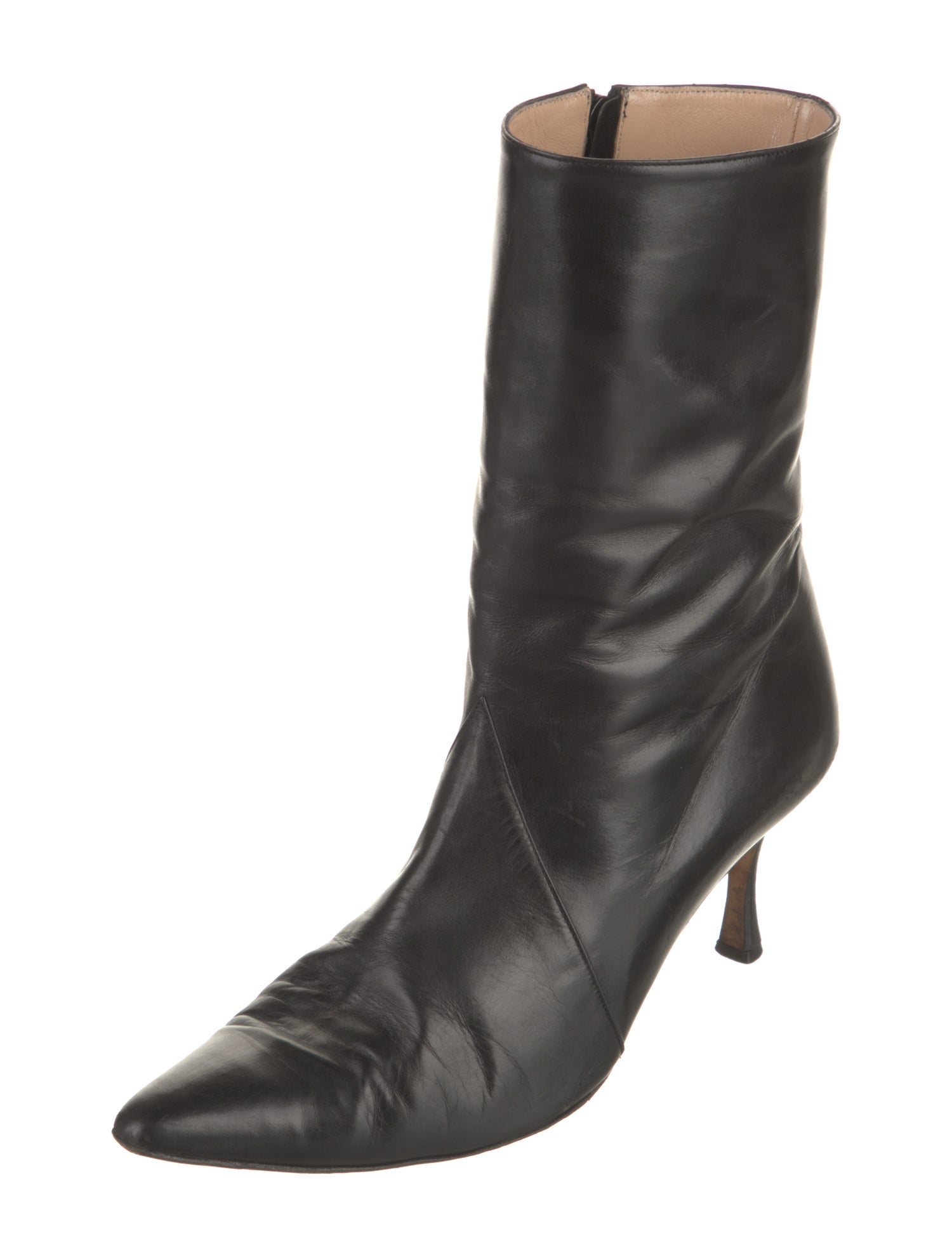 Manolo Blahnik Leather Boots