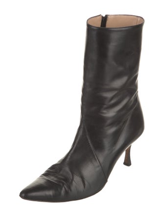 Manolo Blahnik Leather Boots