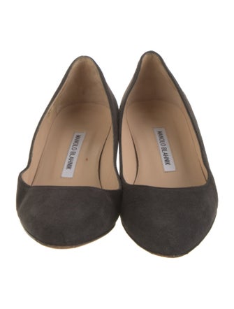 Manolo Blahnik Suede Pumps