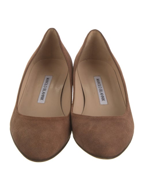 Manolo Blahnik Suede Pumps