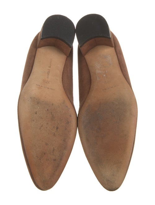 Manolo Blahnik Suede Pumps