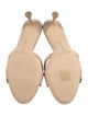 Manolo Blahnik Leather Slides