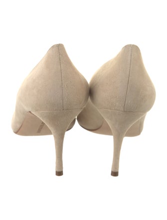 Manolo Blahnik Suede Animal Print Pumps