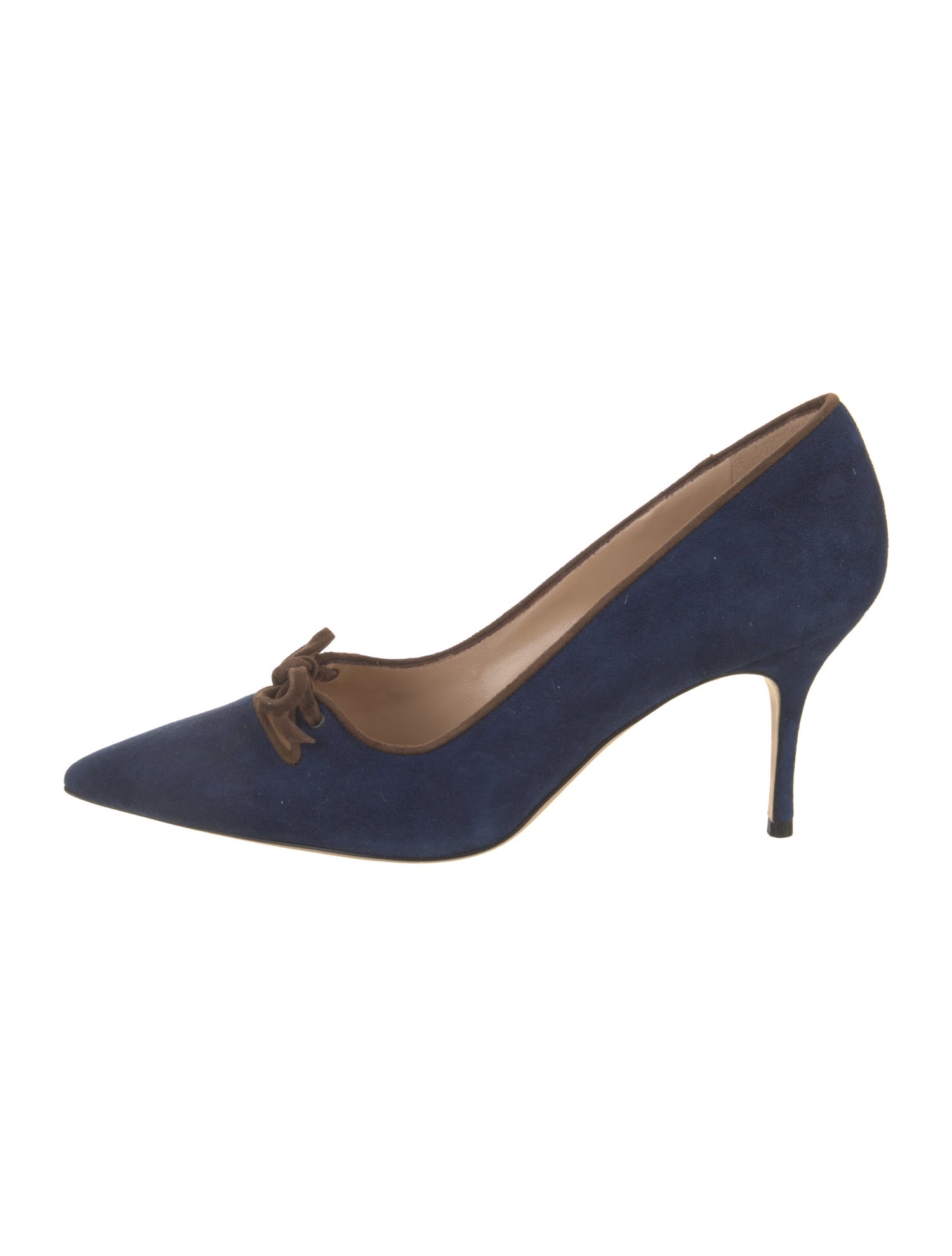 Manolo Blahnik Suede Pumps