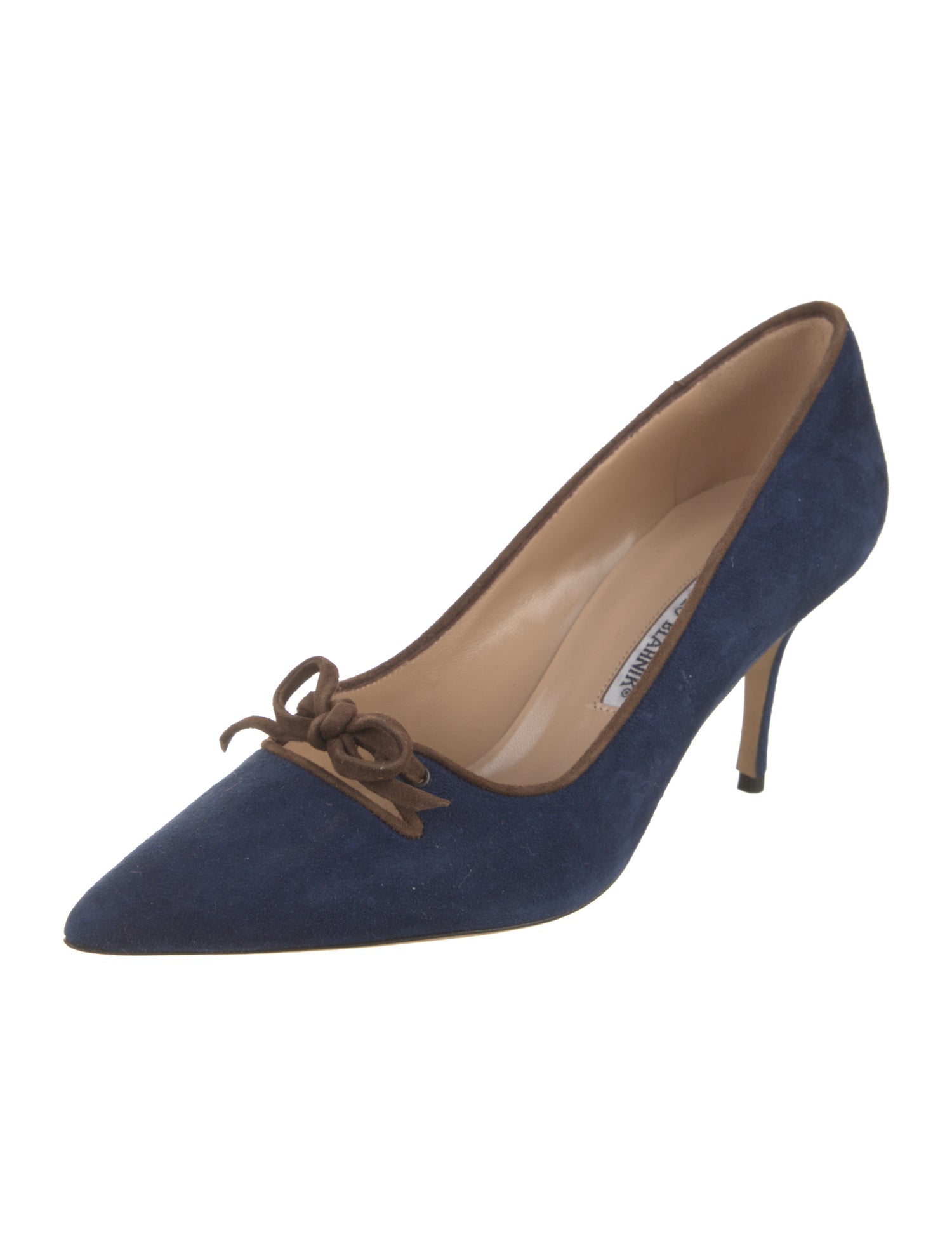 Manolo Blahnik Suede Pumps