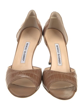 Manolo Blahnik Leather Sandals