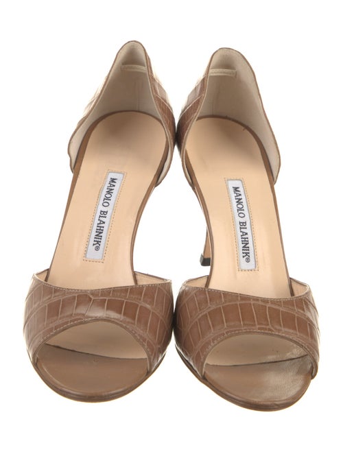 Manolo Blahnik Leather Sandals