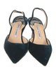 Manolo Blahnik Velvet Slingback Pumps