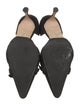 Manolo Blahnik Suede D'Orsay Pumps