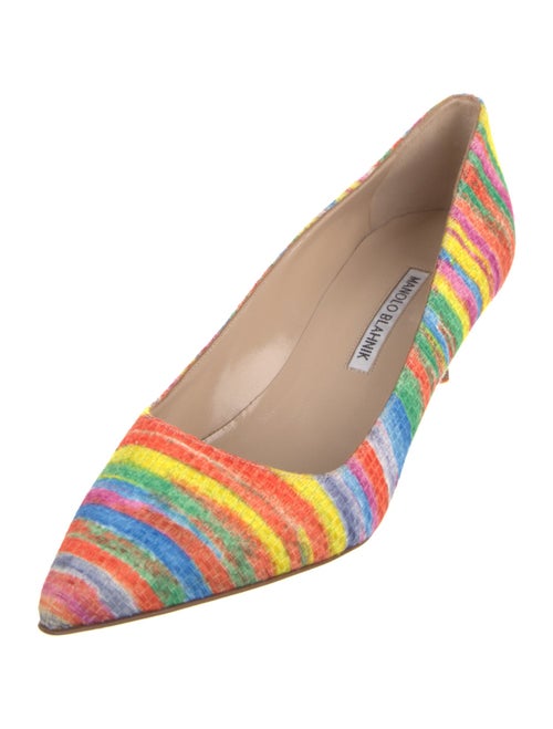 Manolo Blahnik Printed Pumps