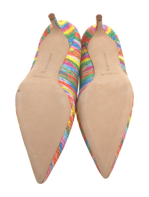 Manolo Blahnik Printed Pumps