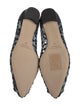 Manolo Blahnik Mesh Printed Flats