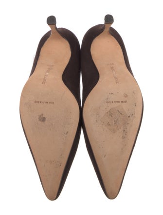 Manolo Blahnik Suede Pumps