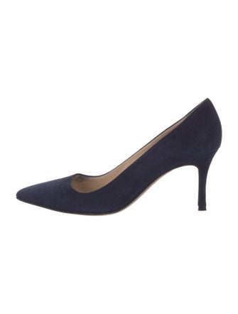Manolo Blahnik Suede Pumps