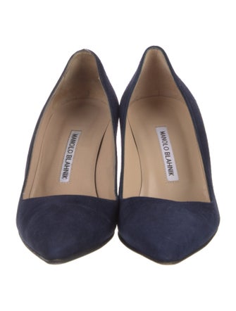 Manolo Blahnik Suede Pumps