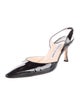 Manolo Blahnik Patent Leather Slingback Pumps
