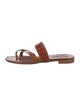 Manolo Blahnik Leather Slides