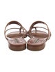 Manolo Blahnik Leather Slides