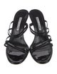 Manolo Blahnik Patent Leather Slides