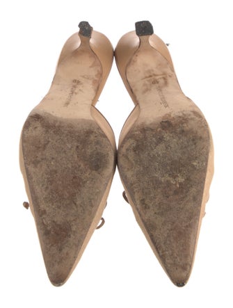 Manolo Blahnik Suede Mules