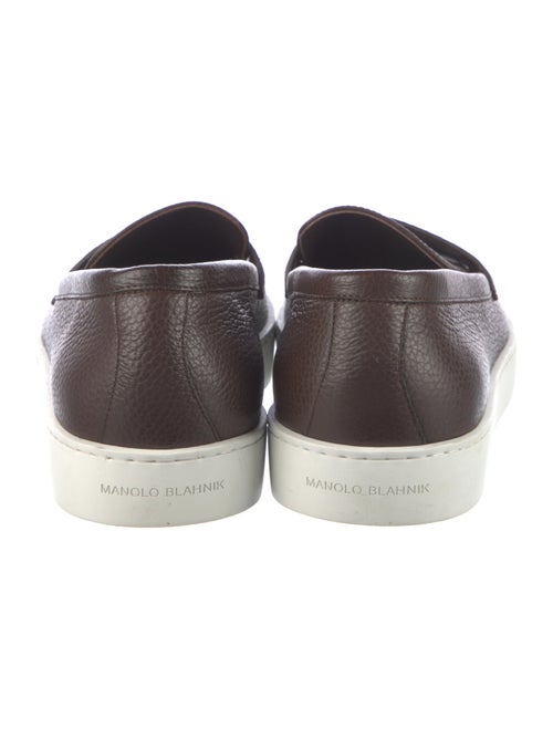 Manolo Blahnik Leather Loafers