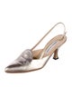 Manolo Blahnik Patent Leather Slingback Pumps