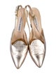 Manolo Blahnik Patent Leather Slingback Pumps