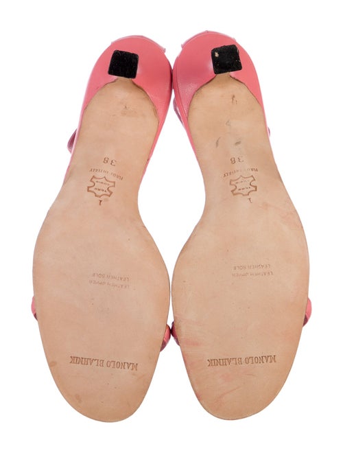 Manolo Blahnik Leather Sandals