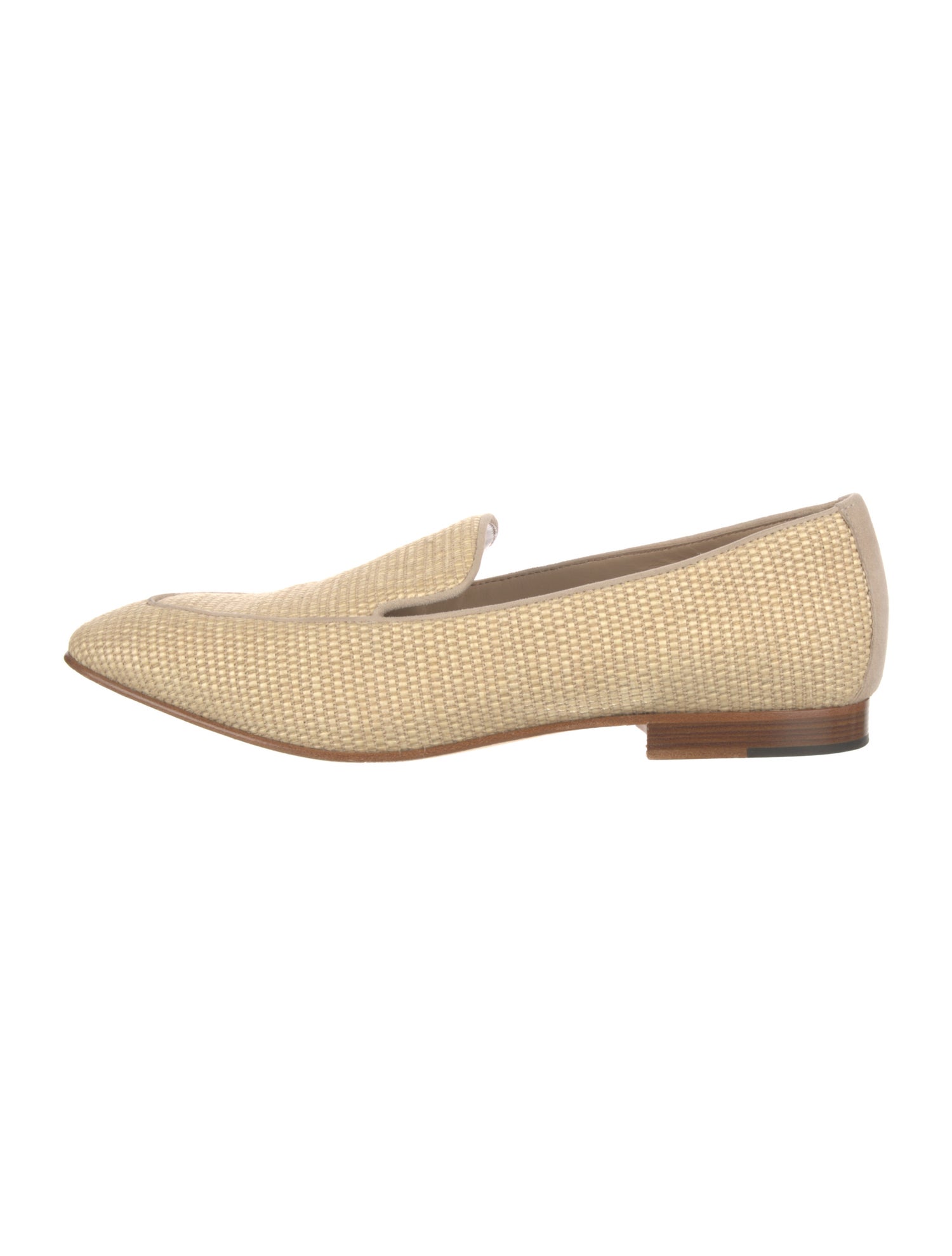 Manolo Blahnik Raffia Loafers w/ Tags