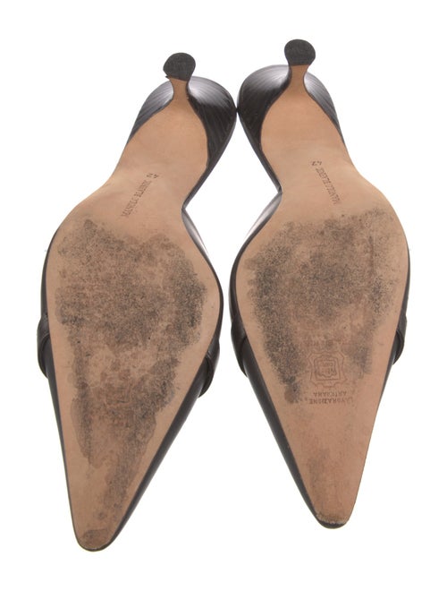 Manolo Blahnik Leather Mules