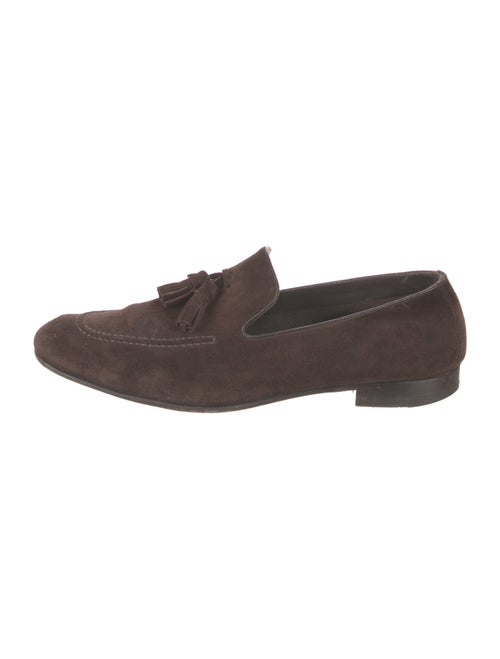 Manolo Blahnik Truro Suede Loafers
