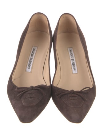 Manolo Blahnik Suede Pumps