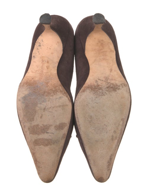 Manolo Blahnik Suede Pumps