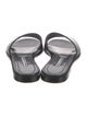 Manolo Blahnik Leather Slides