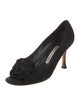 Manolo Blahnik Suede Pumps