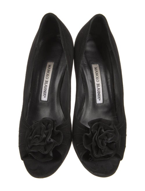 Manolo Blahnik Suede Pumps