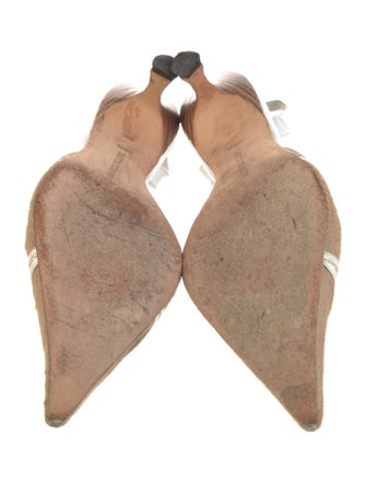 Manolo Blahnik Ponyhair Slingback Pumps