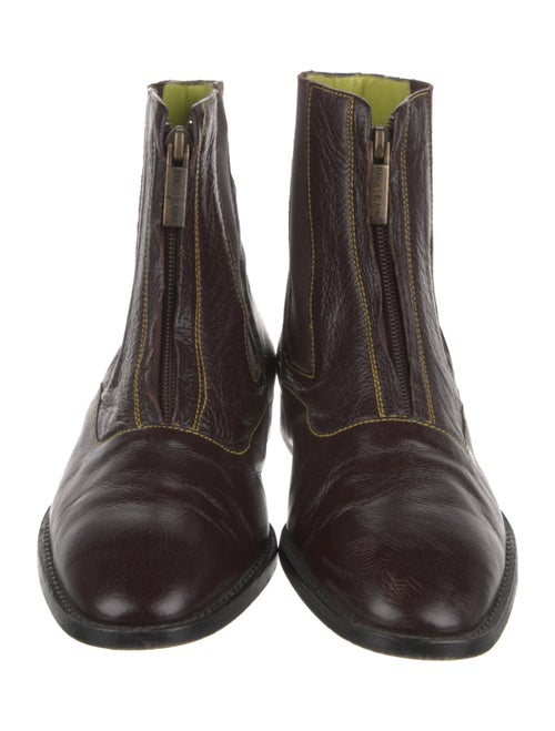 Manolo Blahnik Leather Chelsea Boots